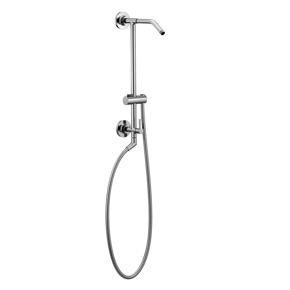General Plumbing Supply DistributionMoenShower Rail System with 2-Function Diverter in Chrome (Valve Sold Separately)
