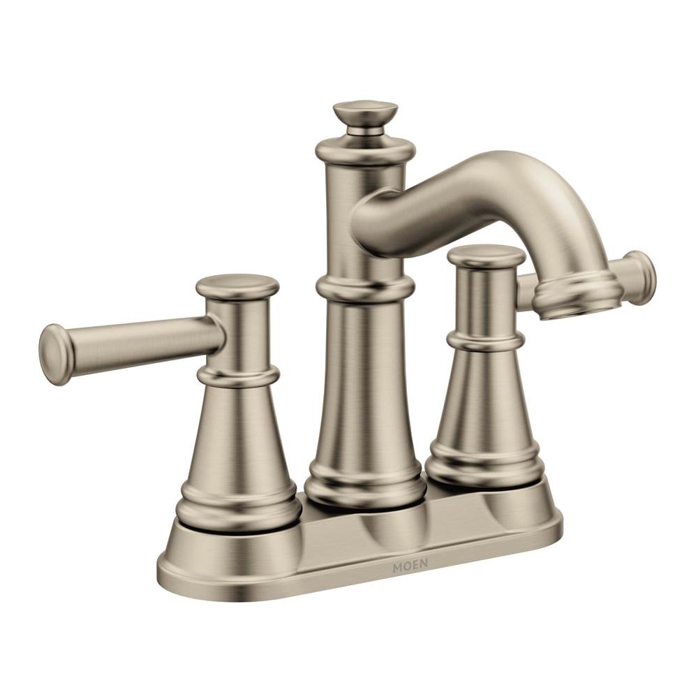 General Plumbing Supply DistributionMoenBelfield Two-Handle Centerset Bathroom Faucet, Brushed Nickel