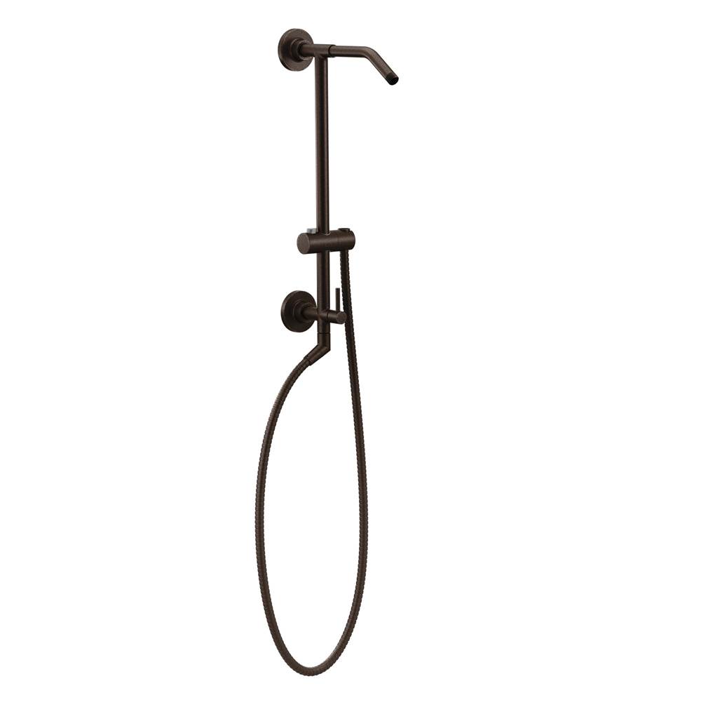 General Plumbing Supply DistributionMoenAnnex Shower Rail System with 2-Function Diverter in Oil Rubbed Bronze (Valve Sold Separately)