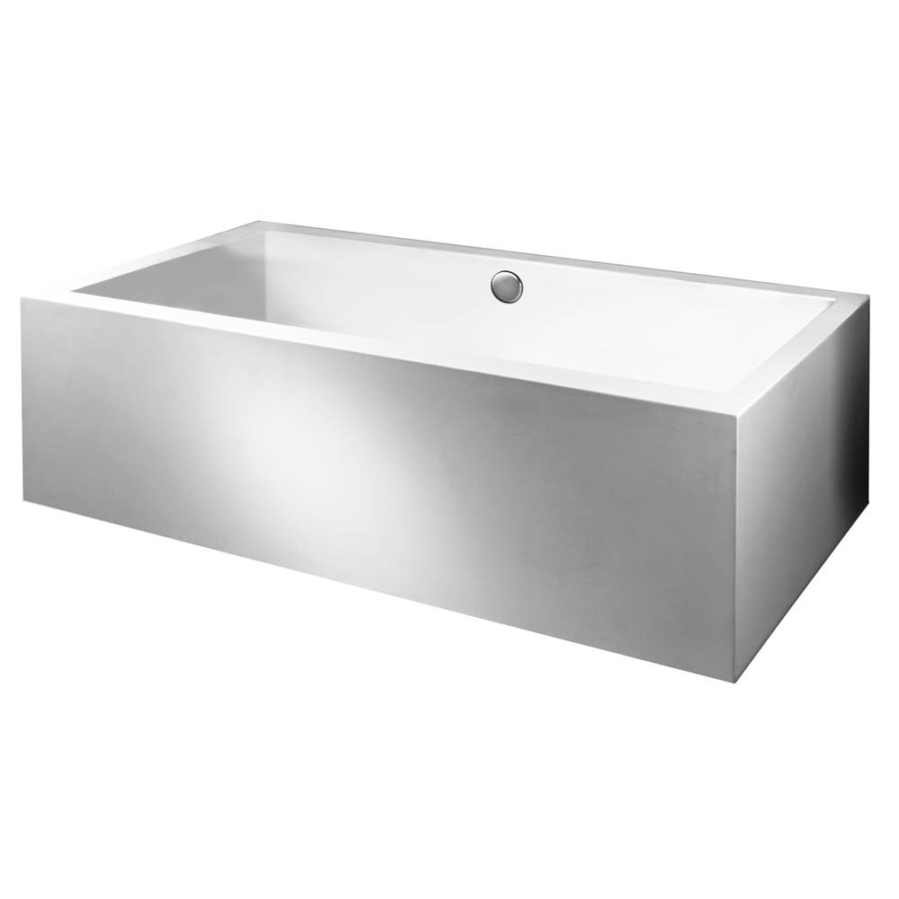 General Plumbing Supply DistributionMTI BathsAndrea 16A Acrylic Cxl Sculpted 2 Side Soaker - White (71.5X41.625)