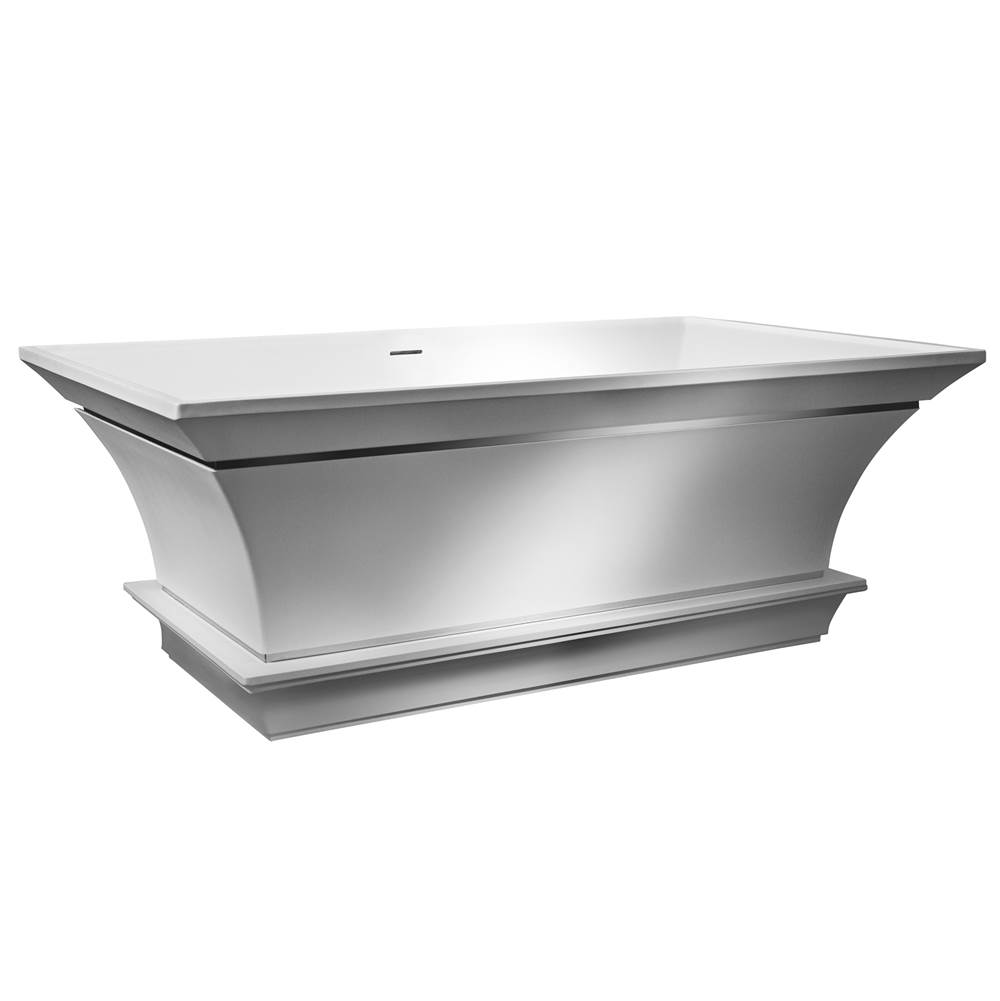 General Plumbing Supply DistributionMTI BathsIntarcia Sculpturestone Freestanding W/Inverted Pedestal Air Bath - Matte Biscuit (67X40)