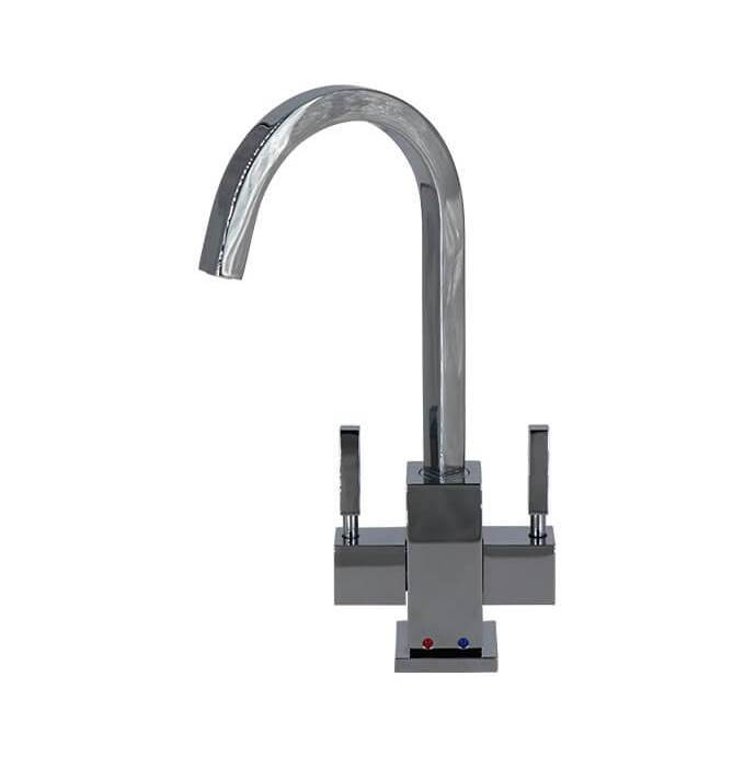General Plumbing Supply DistributionMountain PlumbingHot & Cold Water Faucet with Contemporary Square Body