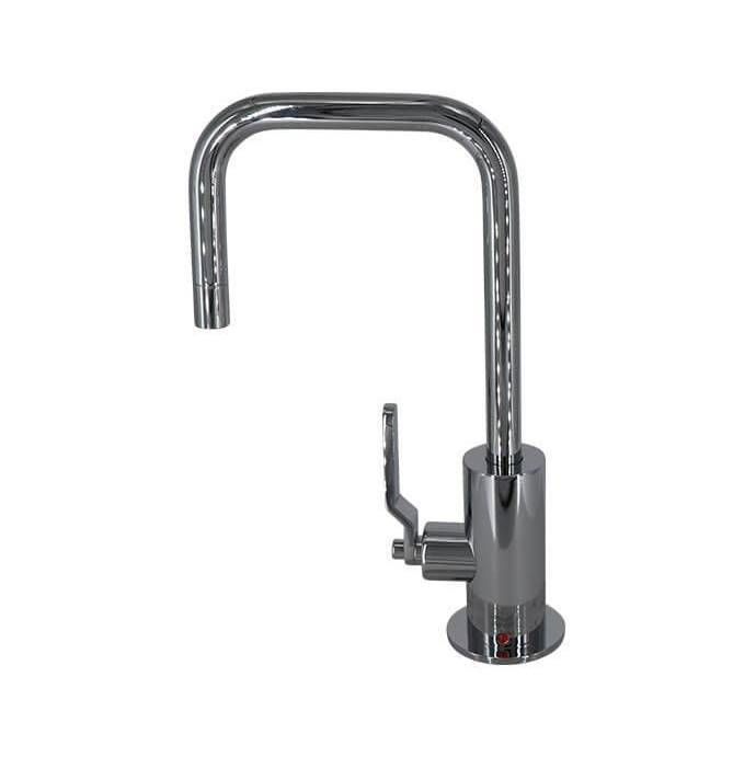 General Plumbing Supply DistributionMountain PlumbingHot Water Faucet with Contemporary Round Body & Industrial Lever Handle (90-degree Spout)