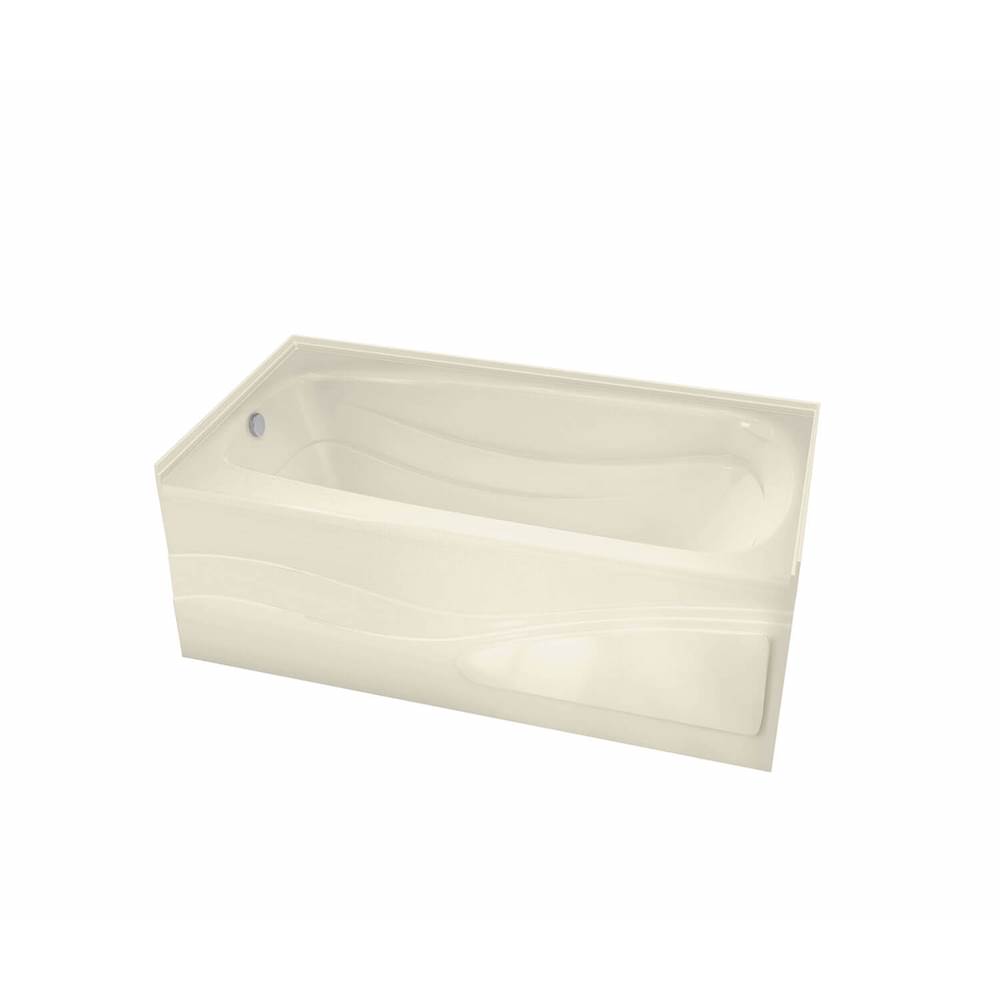 General Plumbing Supply DistributionMaaxTenderness 6636 Acrylic Alcove Left-Hand Drain Whirlpool Bathtub in Bone