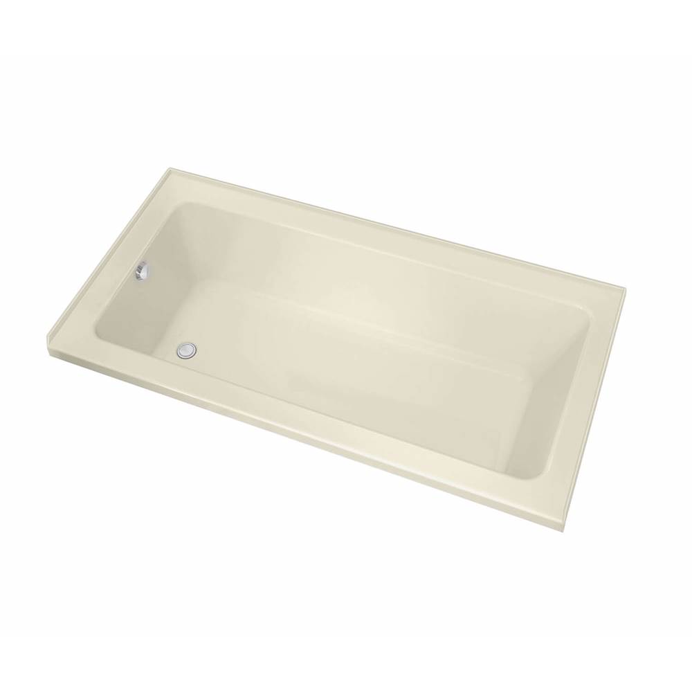 General Plumbing Supply DistributionMaaxPose 6030 IF Acrylic Alcove Right-Hand Drain Aeroeffect Bathtub in Bone