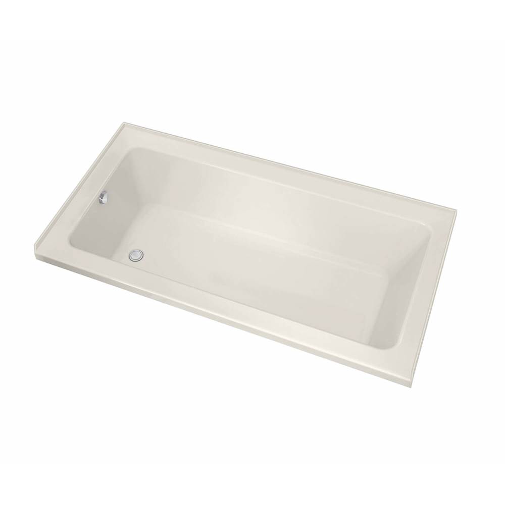 General Plumbing Supply DistributionMaaxPose 6636 IF Acrylic Alcove Left-Hand Drain Aeroeffect Bathtub in Biscuit