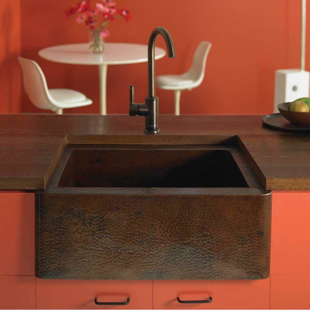 General Plumbing Supply DistributionNative TrailsFarmhouse 25 Kitchen SInk in Antique Copper