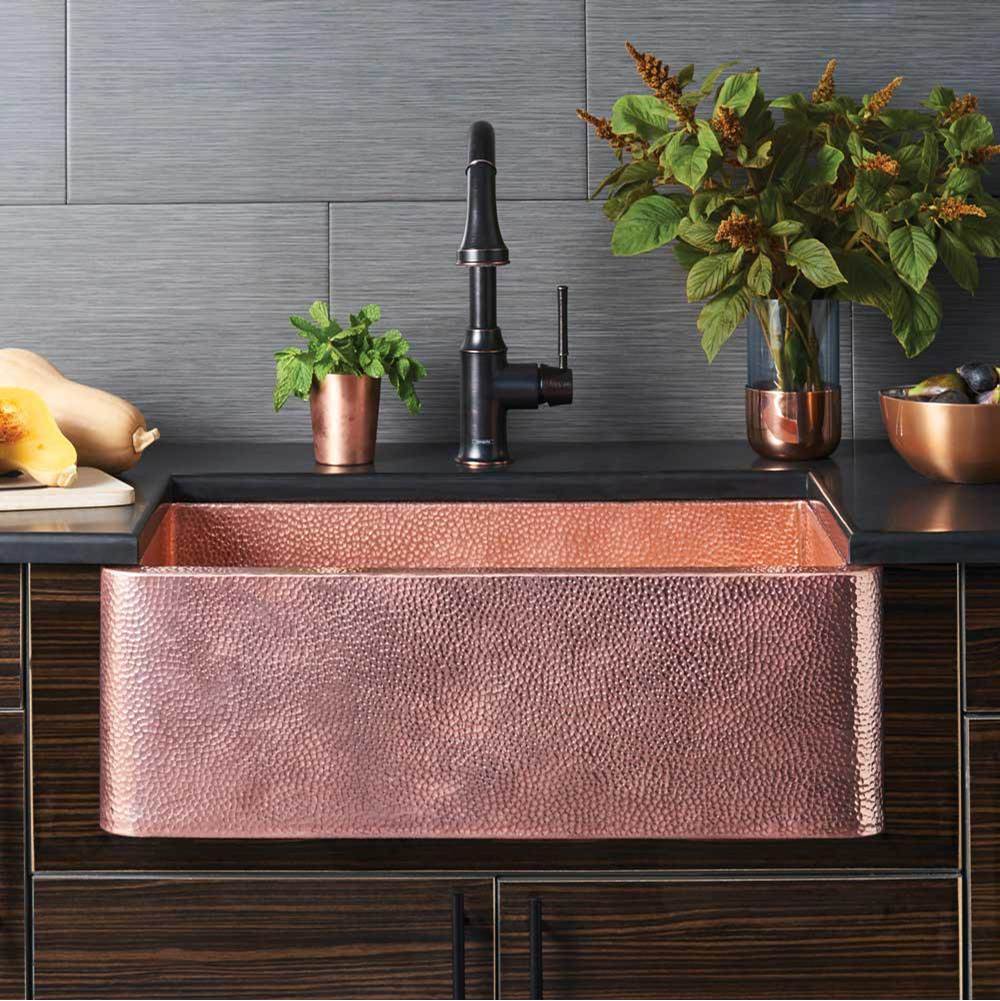 General Plumbing Supply DistributionNative TrailsFarmhouse 30 Kitchen SInk in Polished Copper