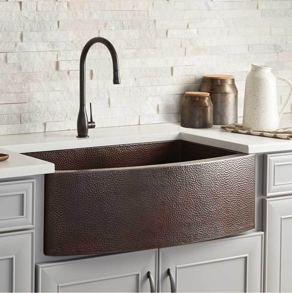 General Plumbing Supply DistributionNative TrailsRhapsody Farmhouse Kitchen Sink in Antique Copper