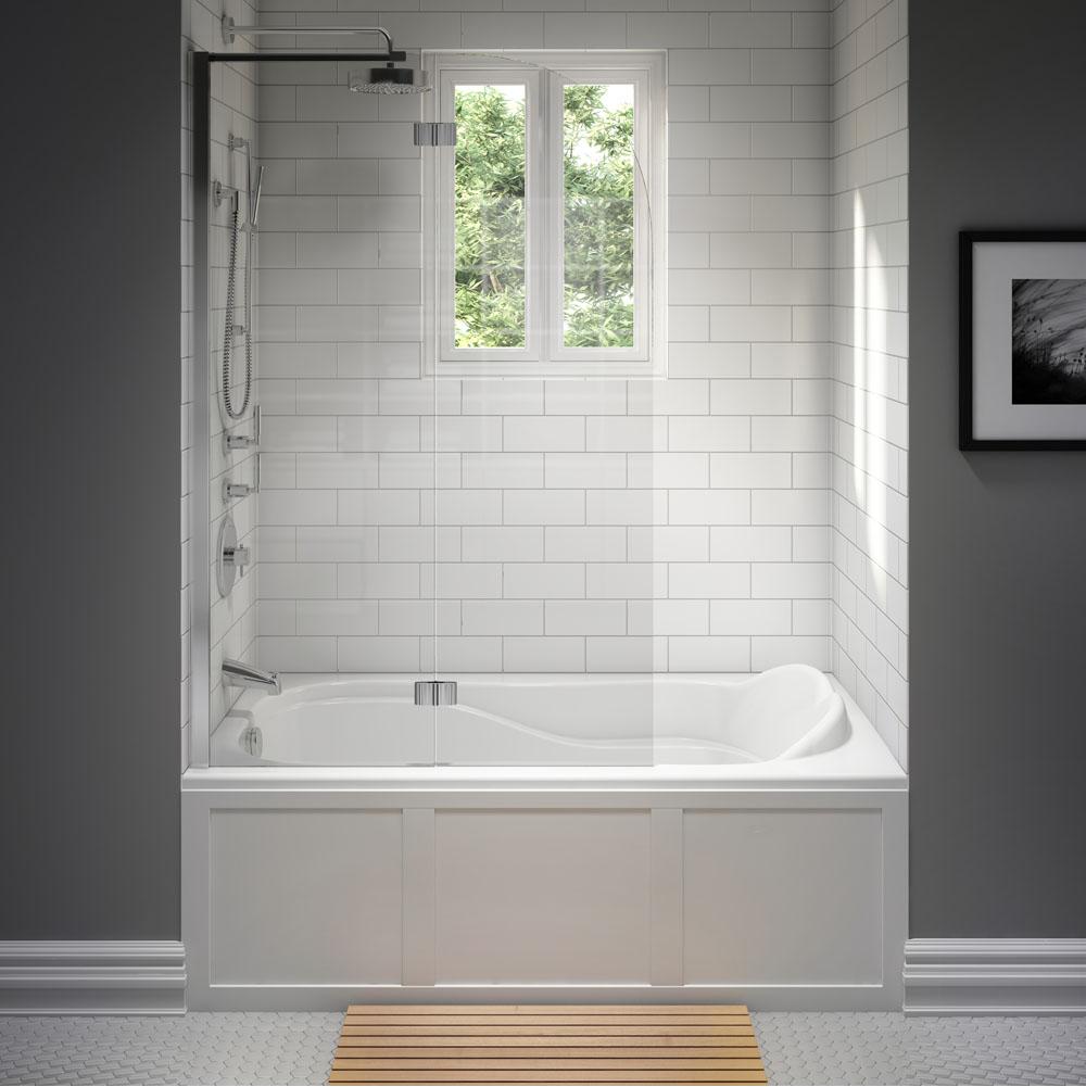 General Plumbing Supply DistributionNeptuneDAPHNE bathtub 32x60 with Tiling Flange, Right drain, Mass-Air, Biscuit