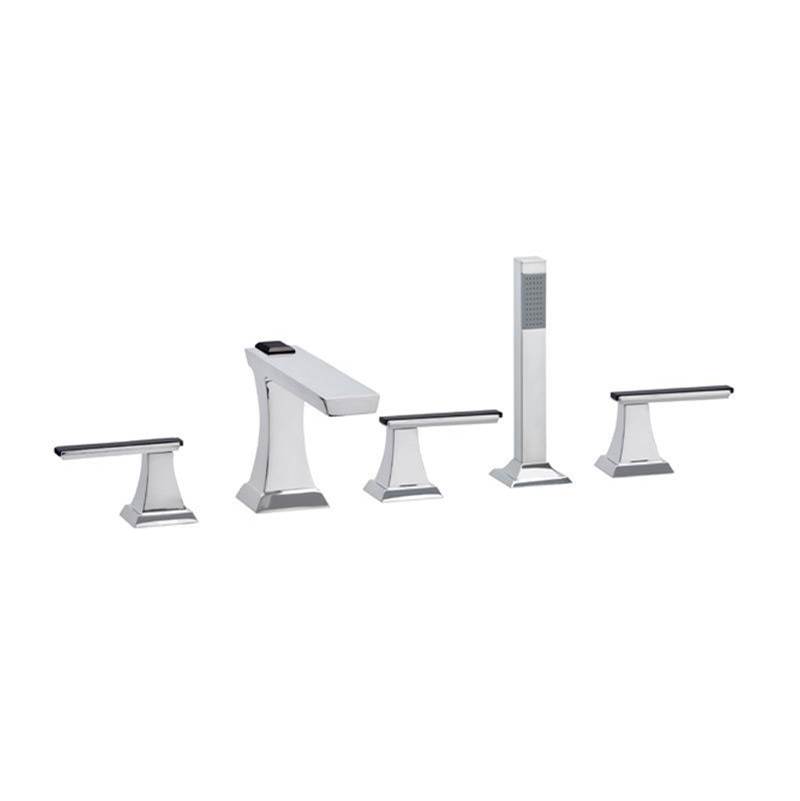 Phylrich Deck Mount Roman Tub Faucets With Hand Showers item K2711L-05W