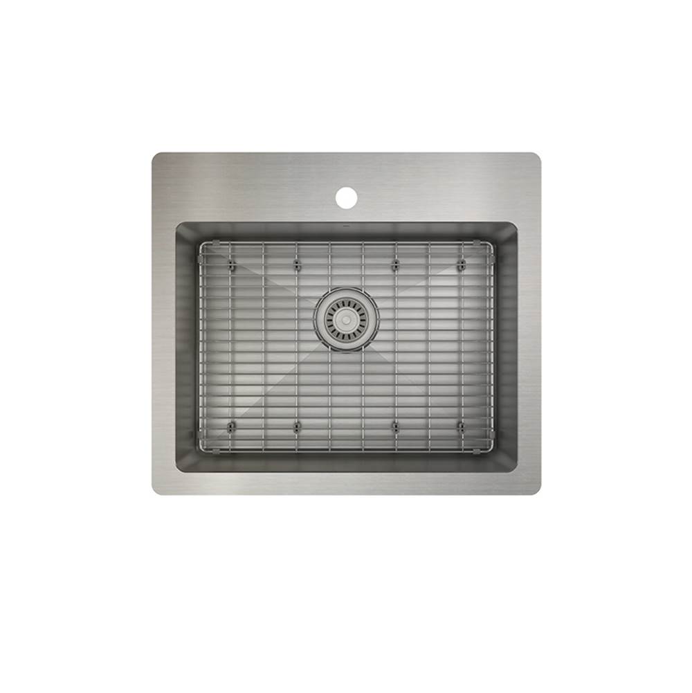 General Plumbing Supply DistributionProchef by JulienProinox H75 Kitchen Sink Dualmount, Single 22X16X9 And Grid 22X16
