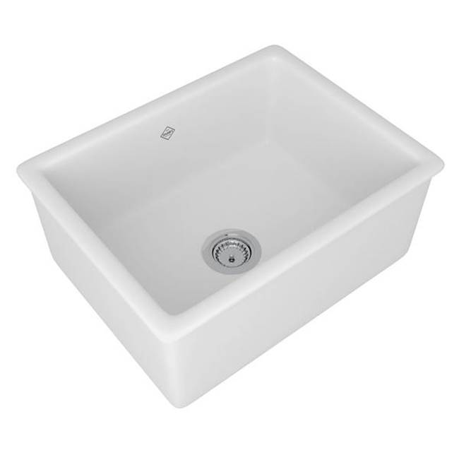 General Plumbing Supply DistributionRohlShaker™ 23'' Single Bowl Undermount Or Drop-in Fireclay Kitchen Sink