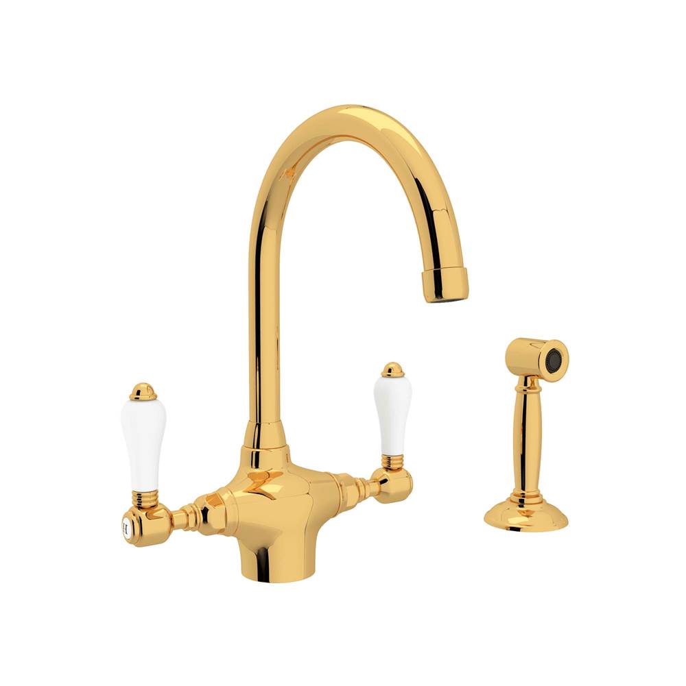 General Plumbing Supply DistributionRohlSan Julio® Two Handle Kitchen Faucet With Side Spray