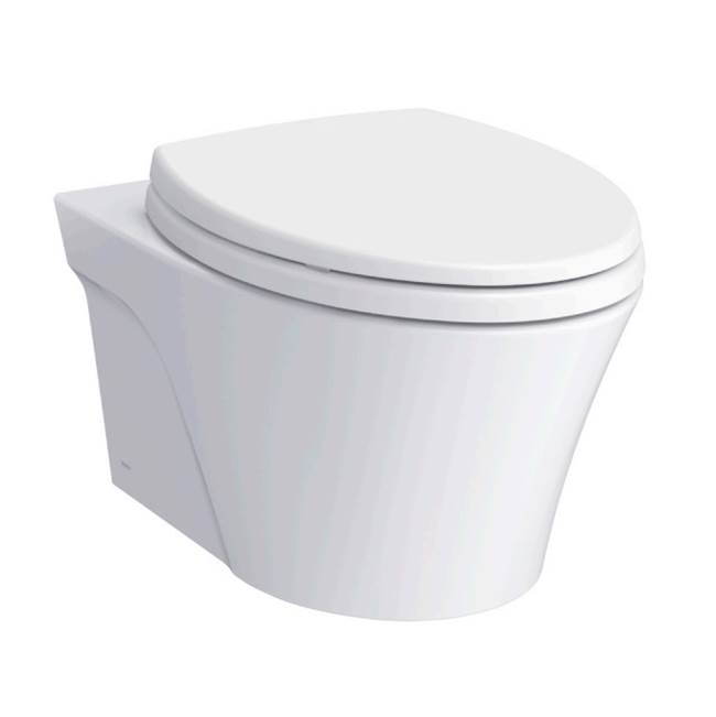 General Plumbing Supply DistributionTOTOAP Wall-Hung Elongated Toilet Bowl with Skirted Design and CEFIONTECT, Cotton White