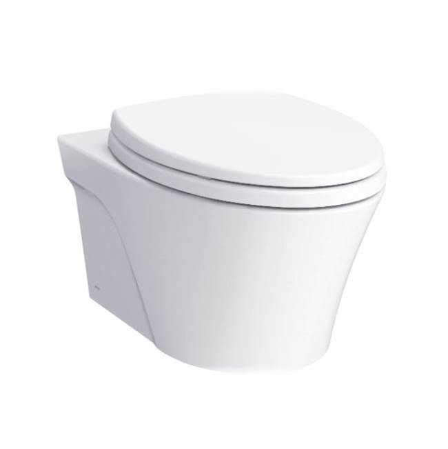 General Plumbing Supply DistributionTOTOAP WASHLET+ Ready Wall-Hung Elongated Toilet Bowl with Skirted Design and CEFIONTECT, Cotton White