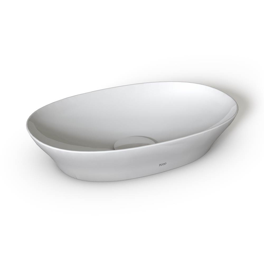 General Plumbing Supply DistributionTOTOToto® Kiwami® Oval 16 Inch Vessel Bathroom Sink With Cefiontect®, Clean Matte