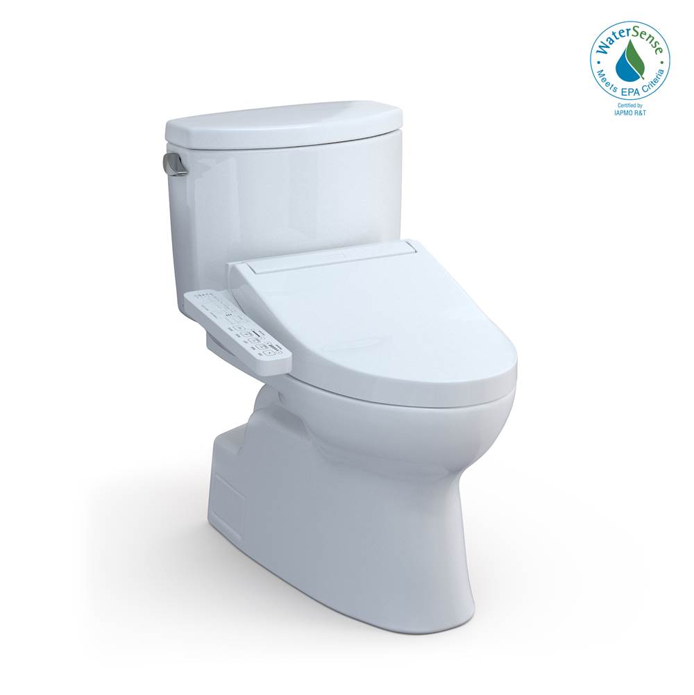 General Plumbing Supply DistributionTOTOToto® Washlet+® Vespin® II Two-Piece Elongated 1.28 Gpf Toilet And Washlet+® C2 Bidet Seat, Cotton White