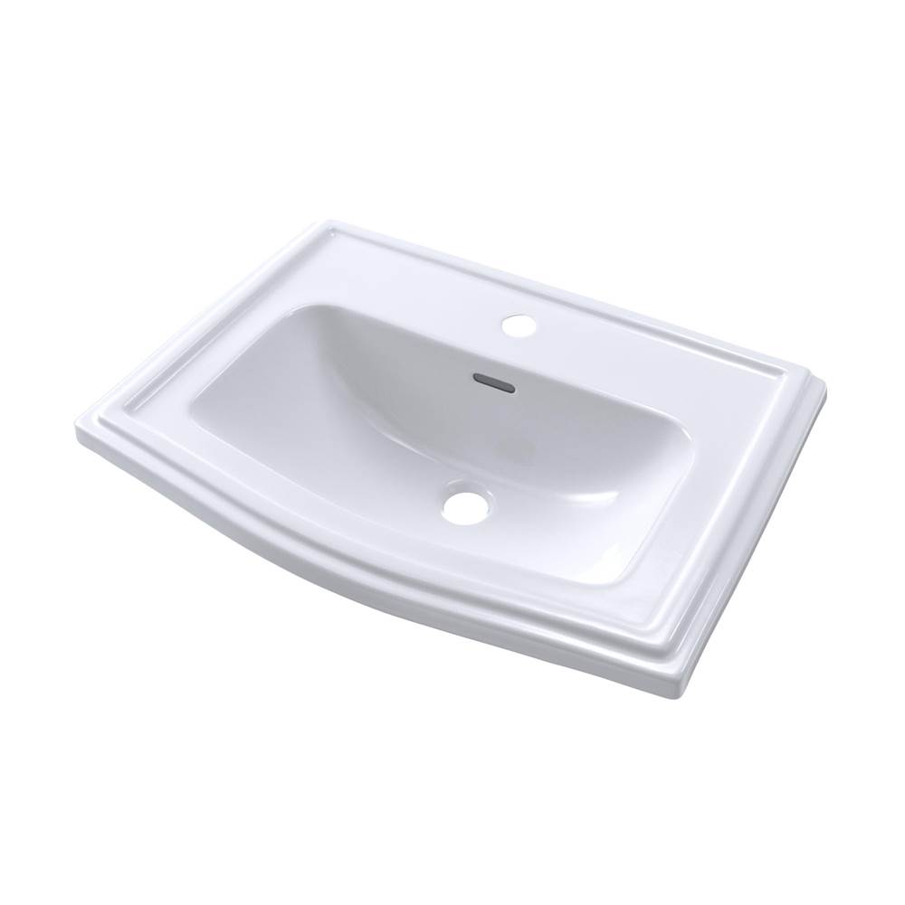 General Plumbing Supply DistributionTOTOToto® Clayton® Rectangular Self-Rimming Drop-In Bathroom Sink For Single Hole Faucets, Cotton White