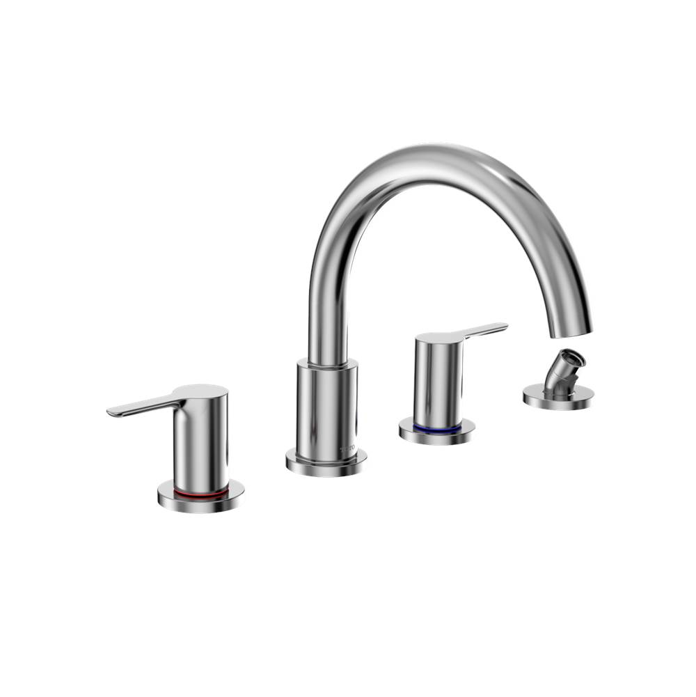 General Plumbing Supply DistributionTOTOToto® Lb Two-Handle Deck-Mount Roman Tub Filler Trim With Handshower, Polished Chrome