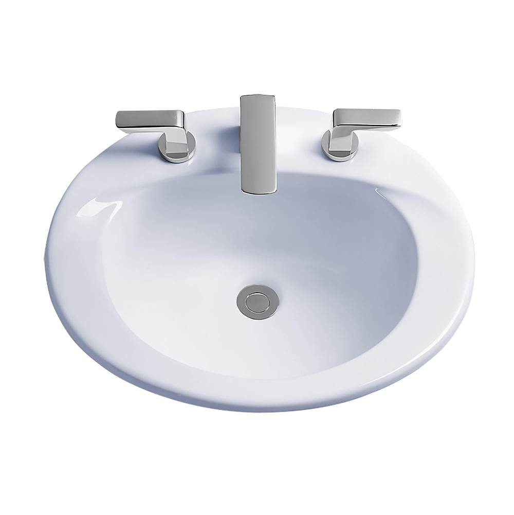TOTO Drop In Bathroom Sinks item LT511.4G#11