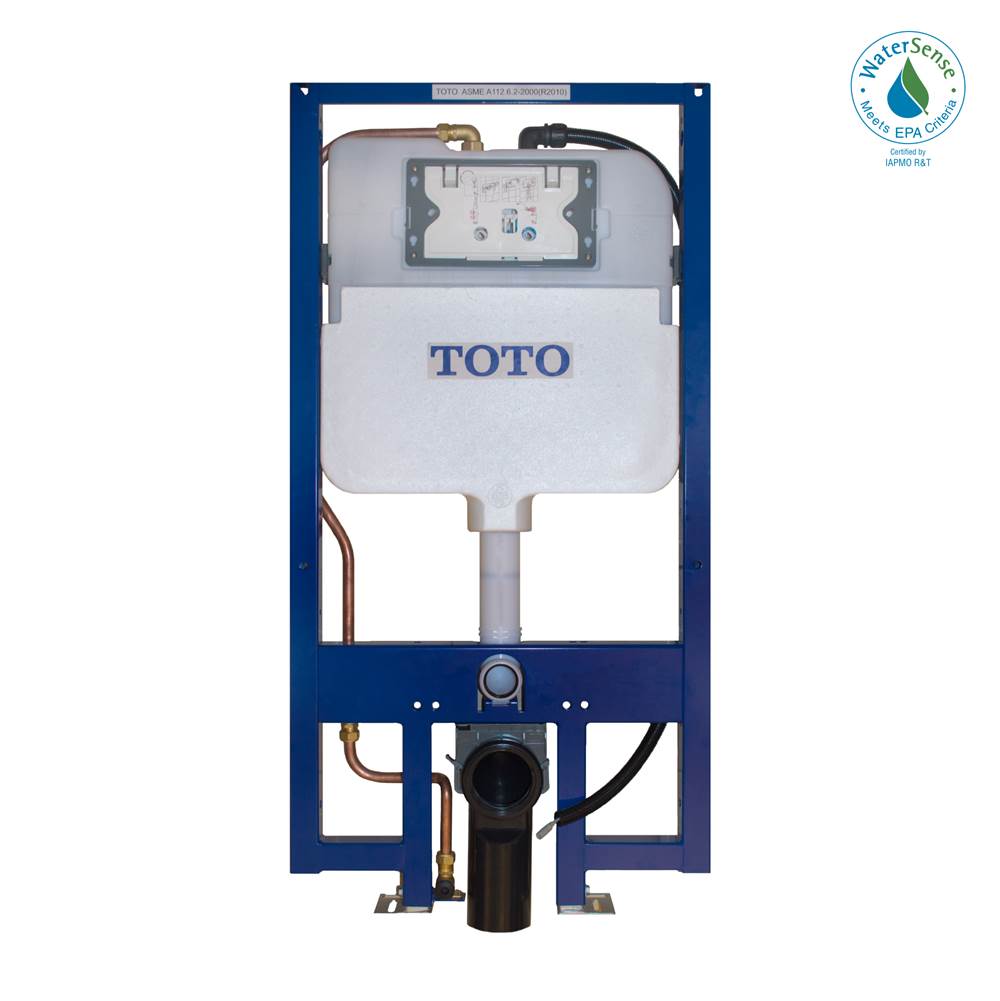 General Plumbing Supply DistributionTOTOToto® Duofit® In-Wall Dual Flush 1.28 And 0.9 Gpf Tank System With Washlet®+ Auto Flush Ready Copper Supply Line
