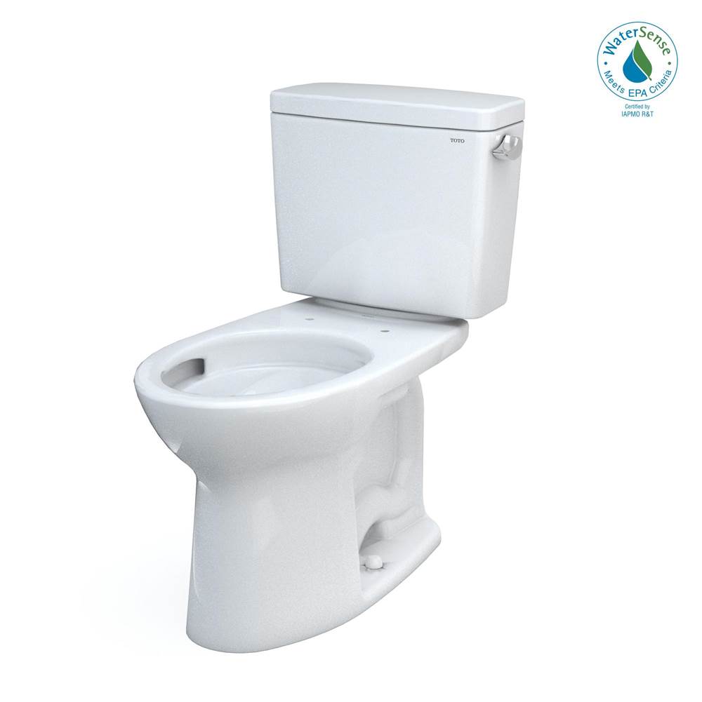 General Plumbing Supply DistributionTOTOToto® Drake® Two-Piece Elongated 1.28 Gpf Universal Height Tornado Flush® Toilet With Cefiontect® And Right-Hand Trip Lever, Cotton White