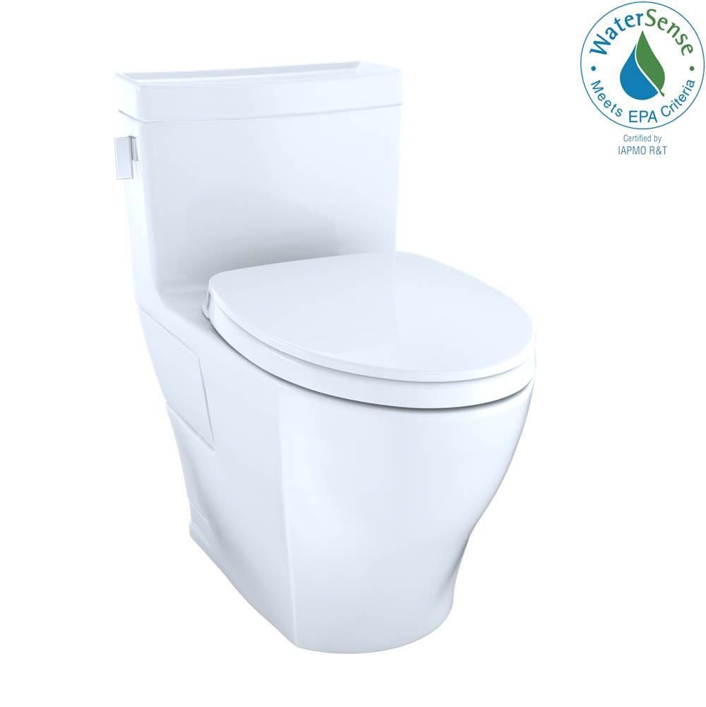 General Plumbing Supply DistributionTOTOToto Legato Washlet+ One-Piece Elongated 1.28 Gpf Universal Height Skirted Toilet With Cefiontect, Cotton White