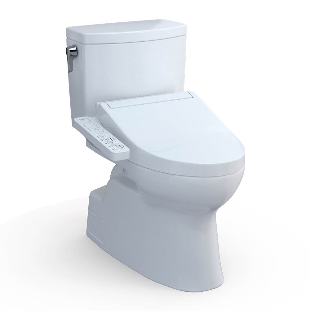 General Plumbing Supply DistributionTOTOToto® Washlet+® Vespin® II 1G® Two-Piece Elongated 1.0 Gpf Toilet And Washlet+® C2 Bidet Seat, Cotton White