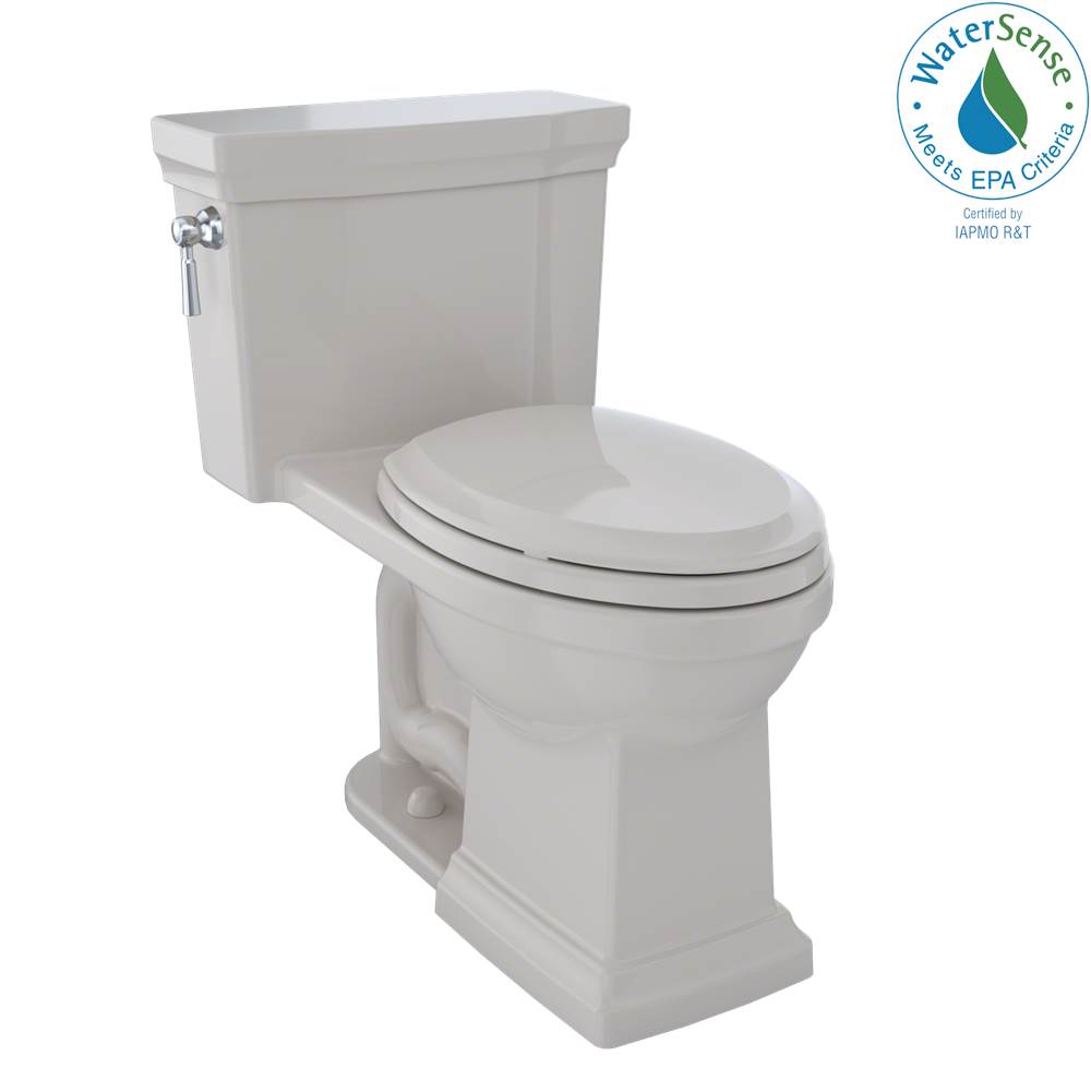 General Plumbing Supply DistributionTOTOToto® Promenade® II 1G® One-Piece Elongated 1.0 Gpf Universal Height Toilet With Cefiontect, Sedona Beige