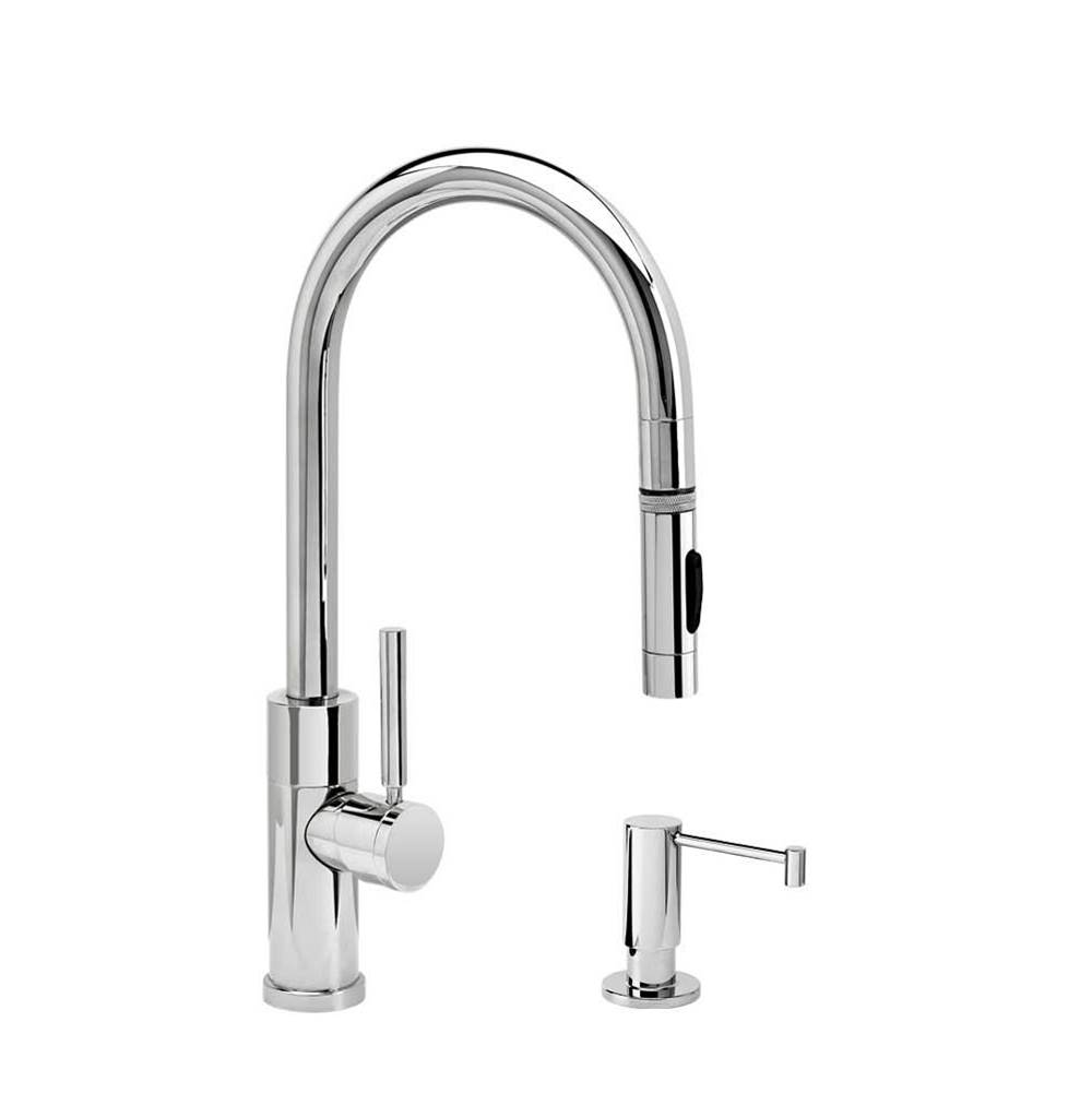 General Plumbing Supply DistributionWaterstoneWaterstone Modern Prep Size PLP Pulldown Faucet - Toggle Sprayer - 2pc. Suite