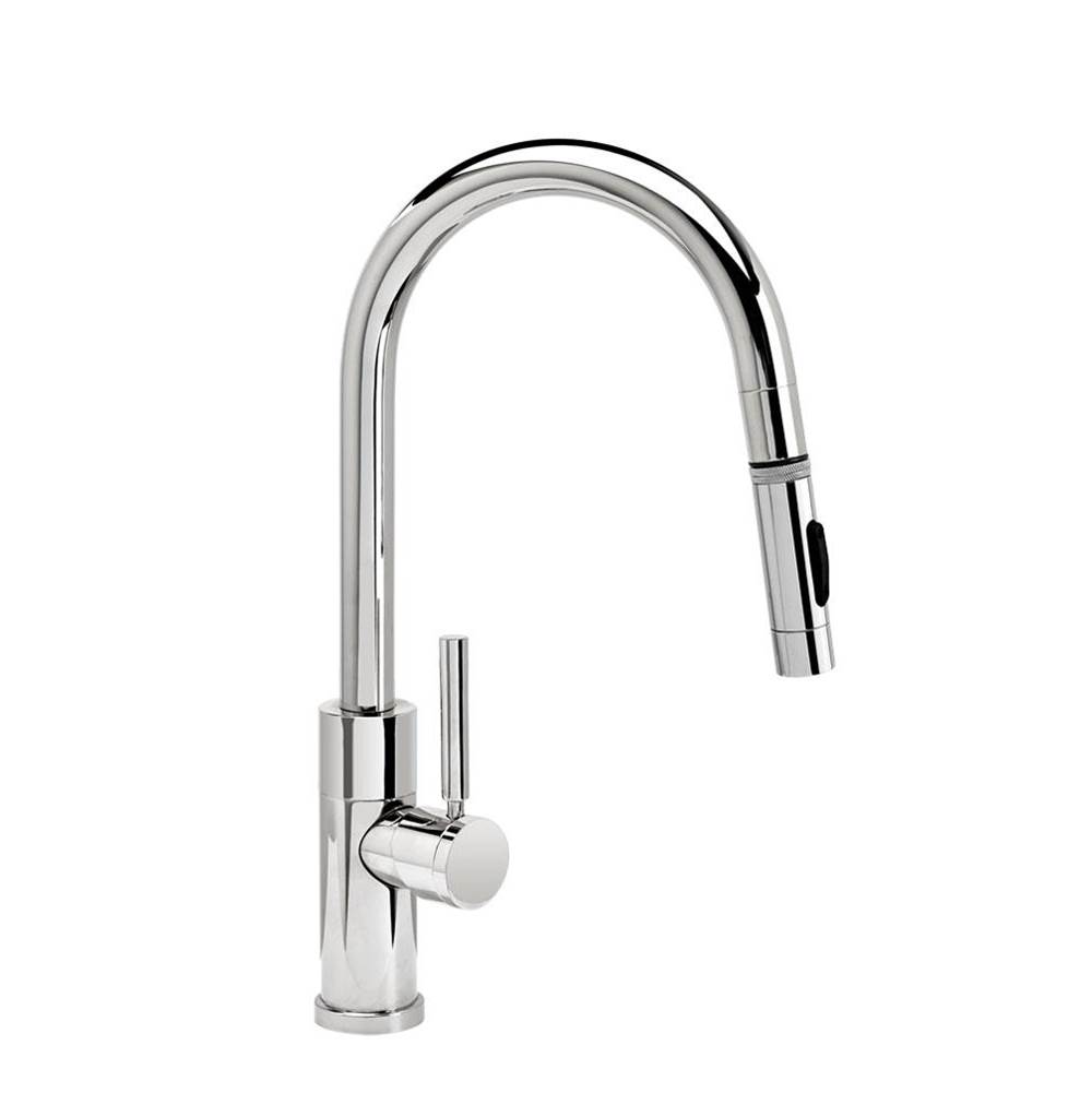 General Plumbing Supply DistributionWaterstoneWaterstone Modern Prep Size PLP Pulldown Faucet - Toggle Sprayer - Angled Spout